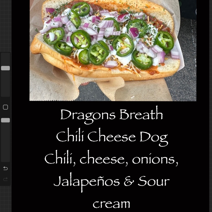 Dragon's Breath Chili Cheese Dog